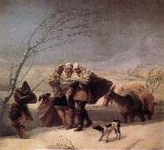 Francisco Goya Winter painting
